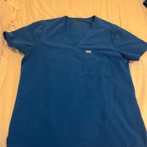 Figs Royal Blue Catarina One Pocket Scrub top